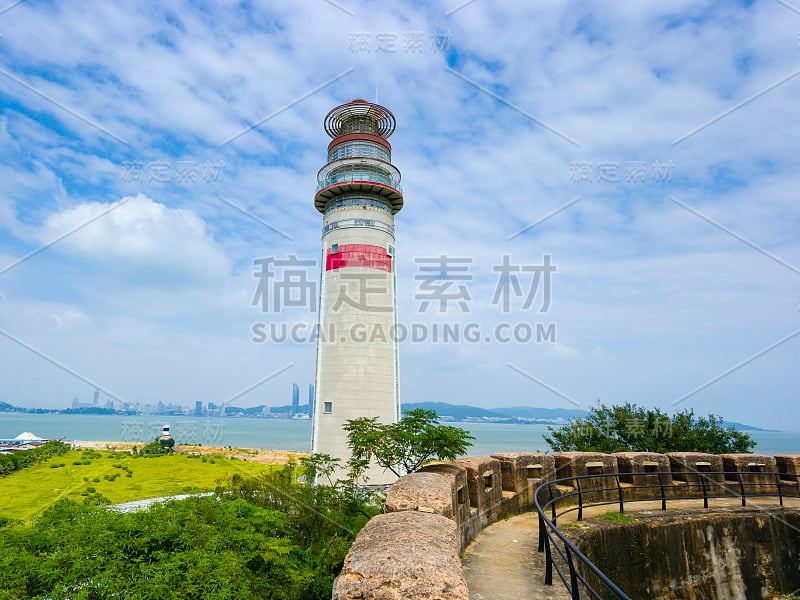 漳州港南古炮台灯塔