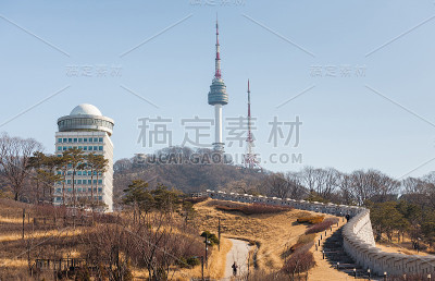 韩国首尔的首尔塔