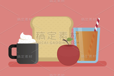可爱的早餐