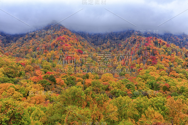 烟囱，大烟山国家公园，田纳西州