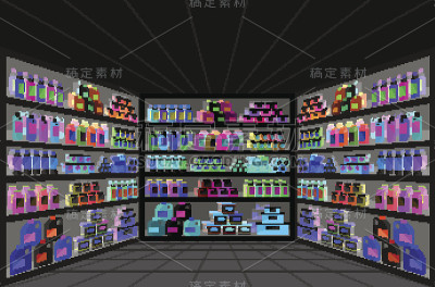 商店，超市矢量平面插图