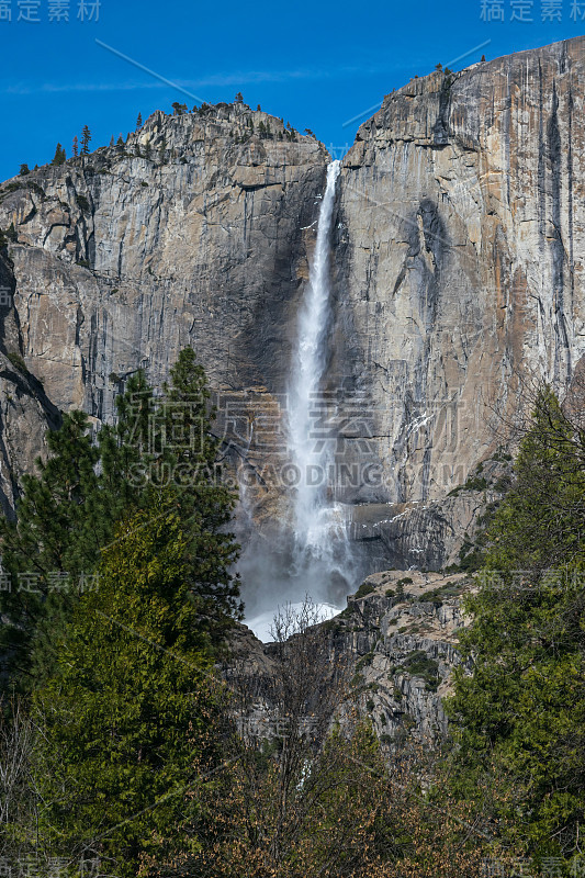 山景城，埃尔卡皮坦，约塞米蒂瀑布，约塞米蒂国家公园，加利福尼亚州，美国