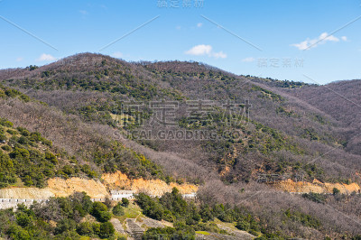 希腊塞萨利迈特拉山的修道院建筑群。联合国教科文组织世界遗产名录