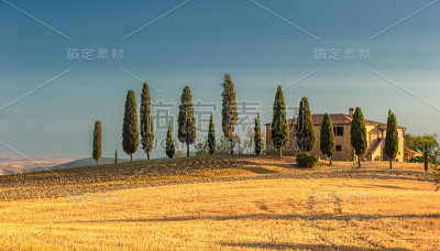 典型的托斯卡纳景观