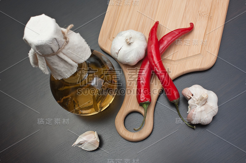 大蒜和红辣椒