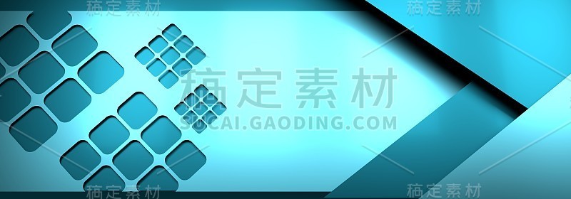 几何横幅插图