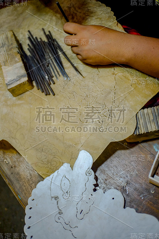 瓦扬皮影戏的制作过程