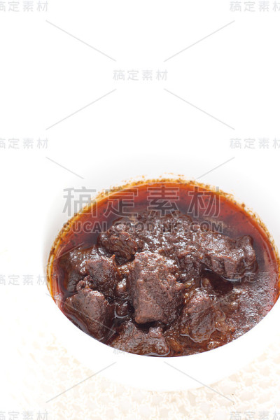 印尼菜，辣牛肉