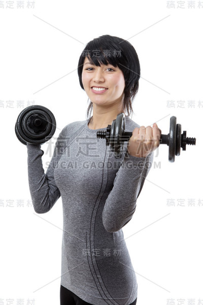 健身模型举重