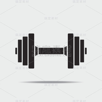 哑铃矢量图标