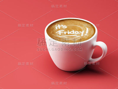 咖啡杯概念信息