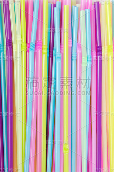 多色塑料吸管