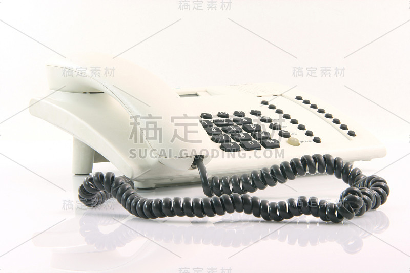 白色的电话