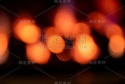 模糊的火
