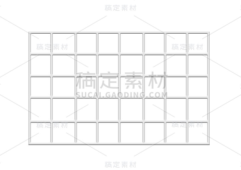 无缝网格，网格图案，图形纸背景。方格纹理或黑白方格背景纹理