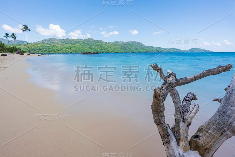 多米尼加共和国令人敬畏的长时间曝光海景