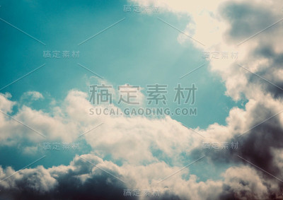 乌云和天空景观