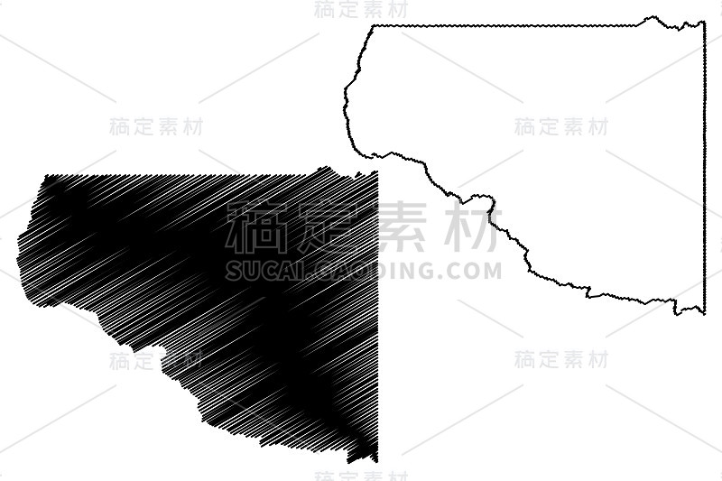 吉尔平县，科罗拉多州地图