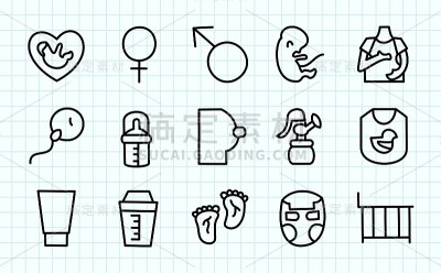 孕妇涂鸦