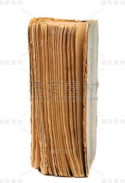 旧书的装订。关闭了。