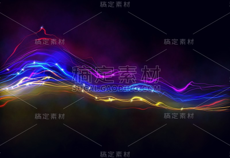 霓虹灯抽象背景