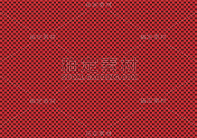 抽象的红色编织纹理背景图案矢量插图。