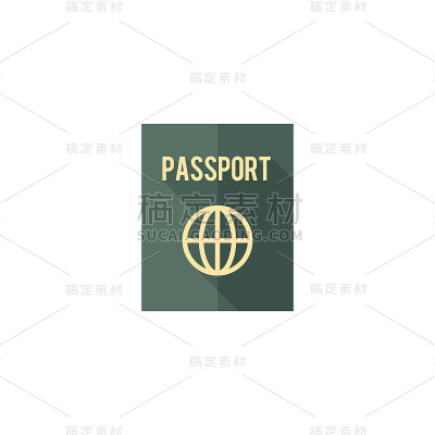平面图标-护照
