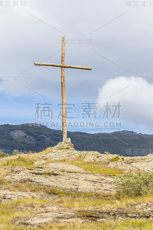 火地岛国家公园的克里斯蒂安十字架