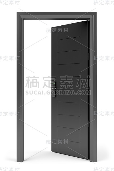 开着的门