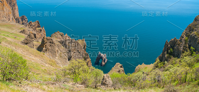 金门火山岩全景景观