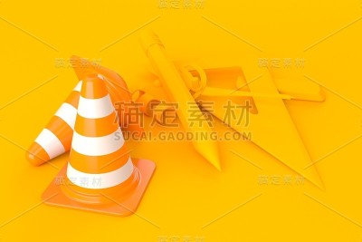 教育背景，有交通路标