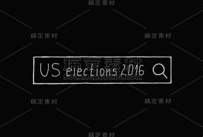 在黑板上搜索2016年美国大选的概念