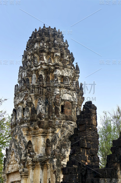 古泰国庙宇遗址(白銮寺)。