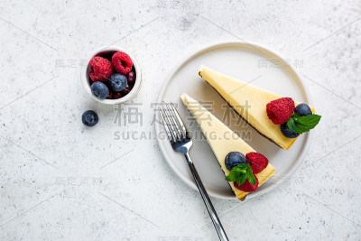 经典的纽约芝士蛋糕