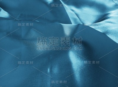 蓝色缎织物