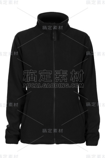 黑色的女式羊毛运动衫