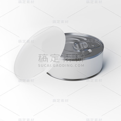 锡罐3 d渲染