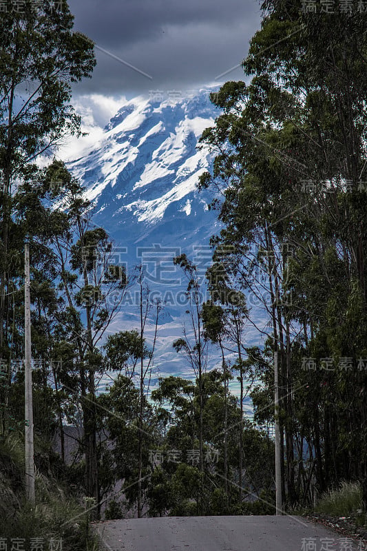 钦博拉索火山令人难以置信的景观