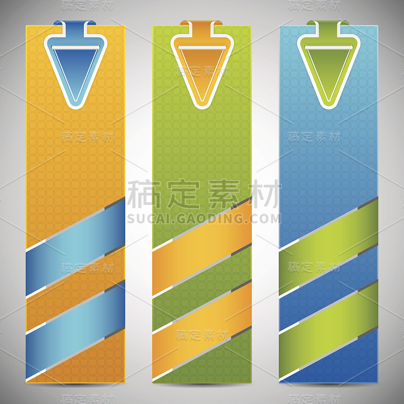 Three universal banner