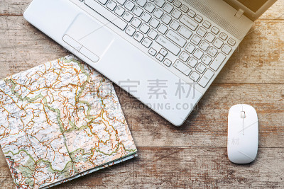 业务对象的俯视图照片