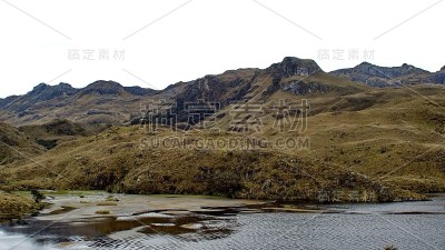 高海拔的湖