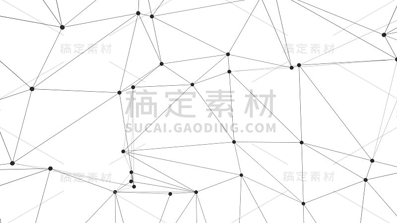 全球网络连接的点和线