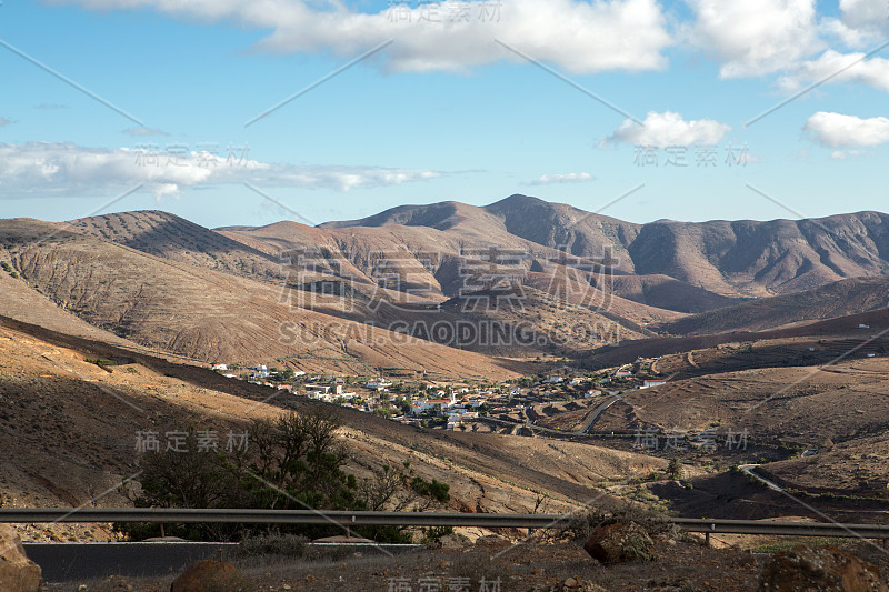 Morro Velosa Pointview -岛上中北部地区独特的美妙风景。Fuerteventu