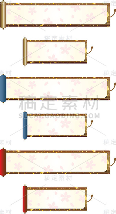 Japanese traditional scroll for interior decoratio