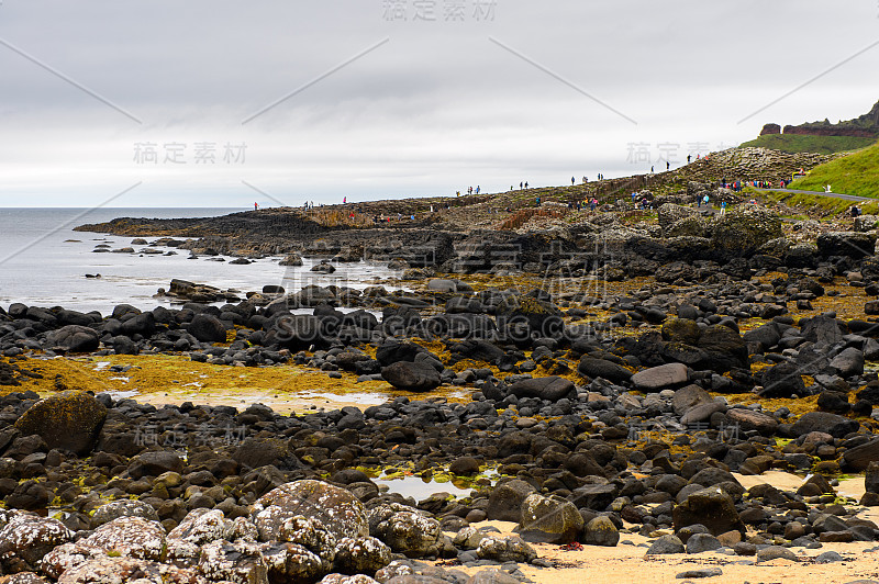 巨人的自然堤道和堤道海岸，由古代火山喷发的结果，联合国教科文组织世界遗产