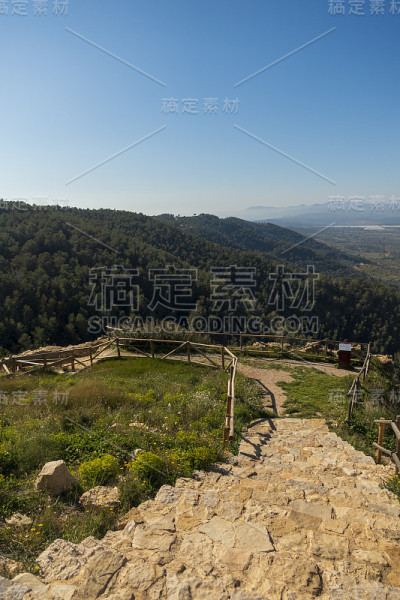 从城堡看Alcala de Xivert