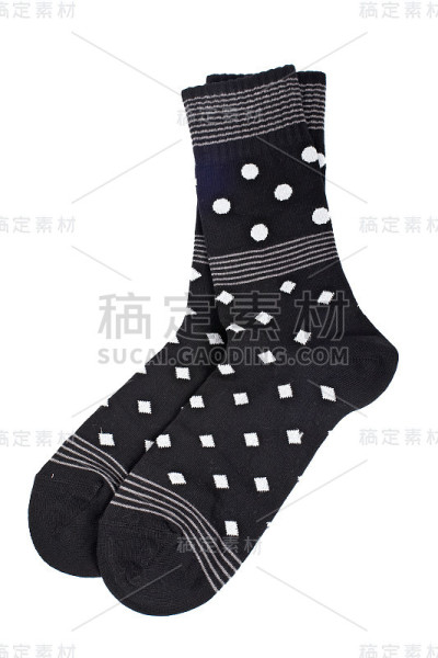 一双五颜六色的袜子
