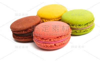 蛋白杏仁饼干孤立
