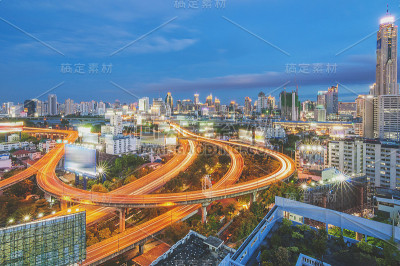 曼谷的中产。泰国