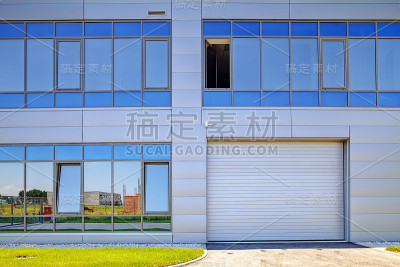 工业建筑的铝立面